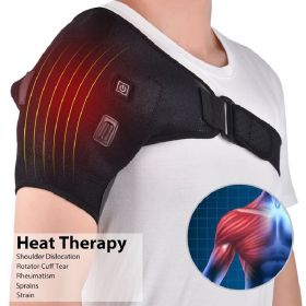 USB Heated Shoulder Massager Shoulder Brace; Electric Heated Knee Elbow Shoulder Brace Wrap; Vibration Knee Heating Pad; Heating Pad For Knee Elb