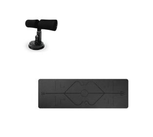 Sit Up Bar Trainer (Option: Black set)