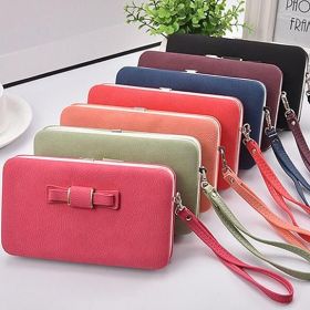 Festival Wallet In Vibrant Colors (Color: Pewter Pink)