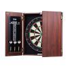 VEVOR Dartboard and Cabinet Set Official Size Complete Accessory Steel Tip Dart