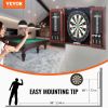 VEVOR Dartboard and Cabinet Set Official Size Complete Accessory Steel Tip Dart